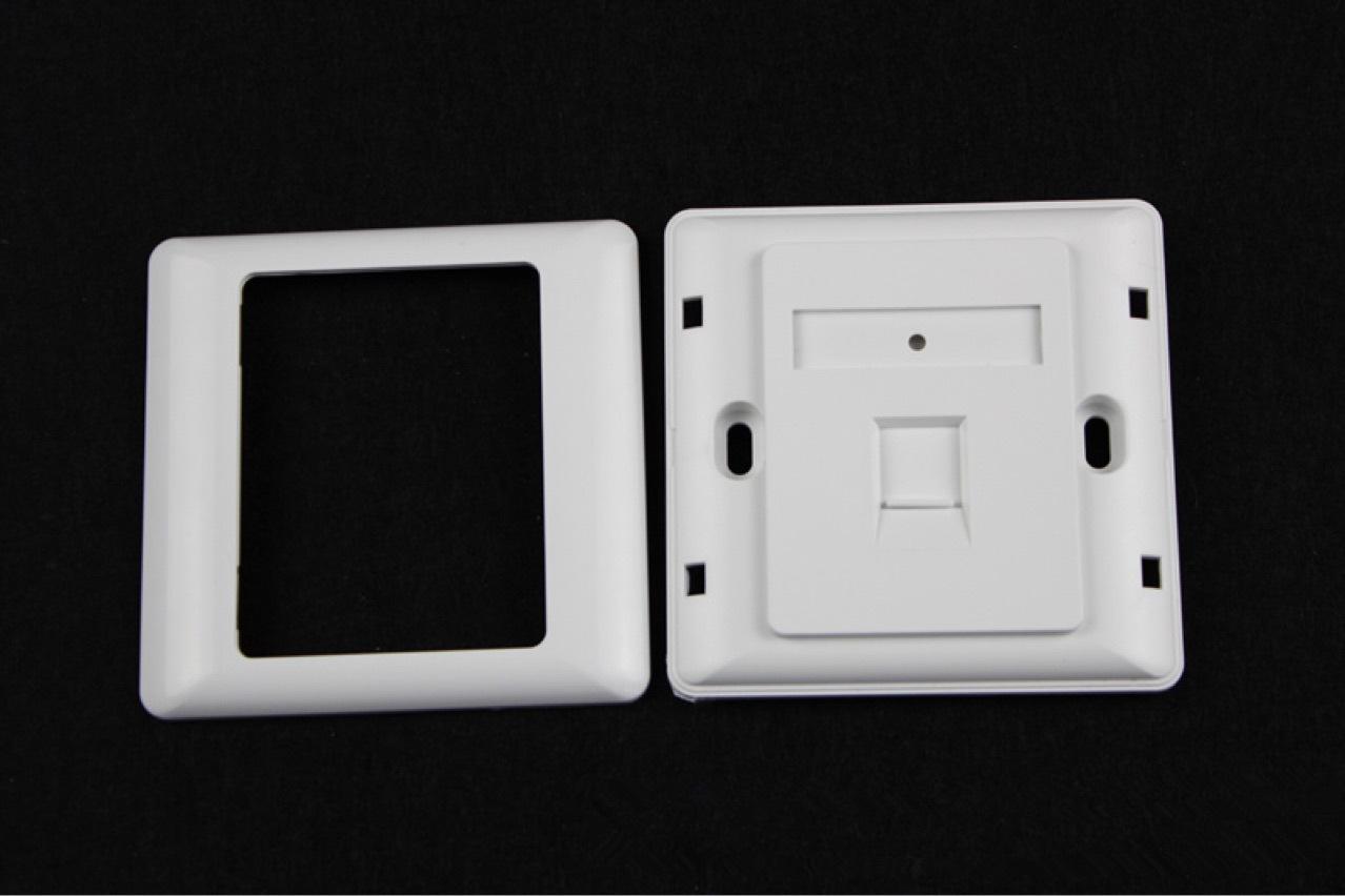 86型单口RJ45网络插座面板 家庭与办公网络布线的核心组件